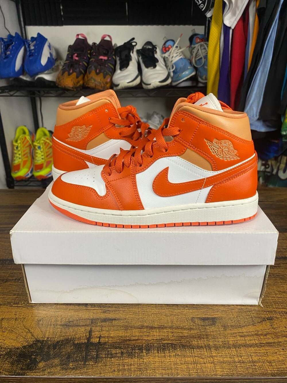 Nike Women's Air Jordan 1 Mid Cosmic Clay BQ6472 108